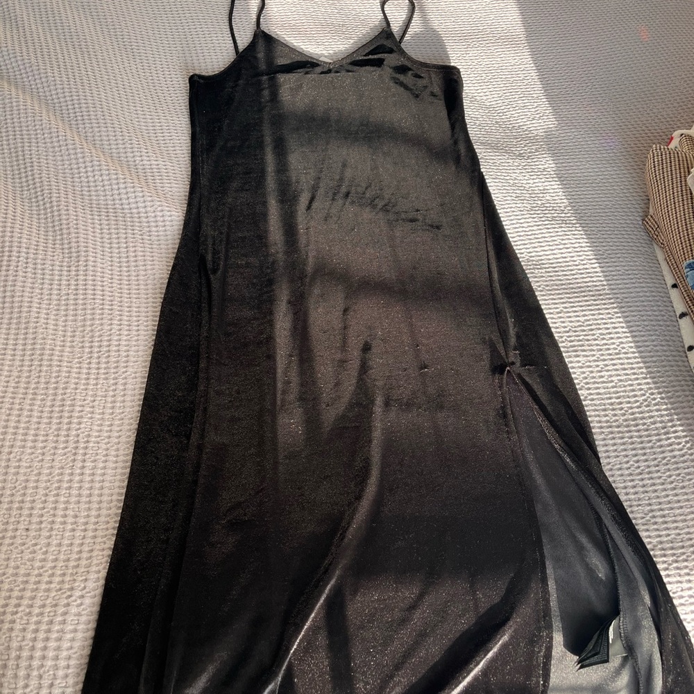 NEW #H&M Black Slip Dress